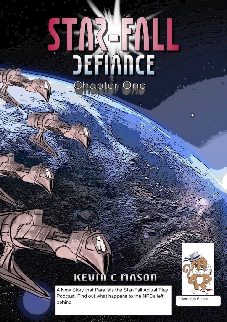 Page 1 of the star-Fall science fiction comic 